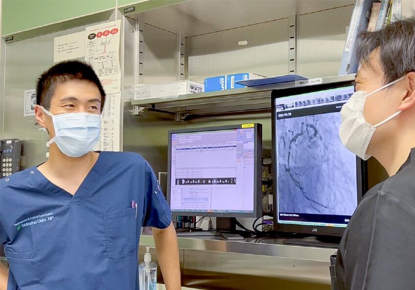 Cardiac intensivistの養成には最適な環境です。